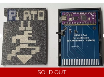 PiRTO II (2) Intellivision Game Console Multi Cartridge